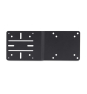 StarTech.com Soporte Bracket de Montaje VESA Compatible con 75x75/100x100 para NUC/Thin Client/Docking Stations - Soporte VESA para Mini PC
