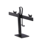 StarTech.com Soporte de Escritorio de Travesaño para Dos Monitores de 27 Pulgadas - Capacidad de 12kg - Soporte VESA de 75x75 o 100x100 - Ajustable