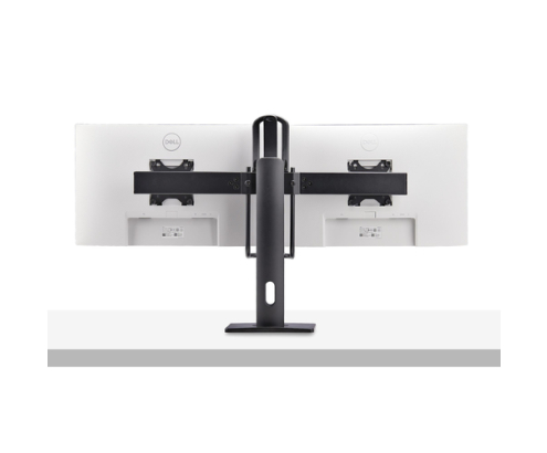 StarTech.com Soporte de Escritorio de Travesaño para Dos Monitores de 27 Pulgadas - Capacidad de 12kg - Soporte VESA de 75x75 o 100x100 - Ajustable