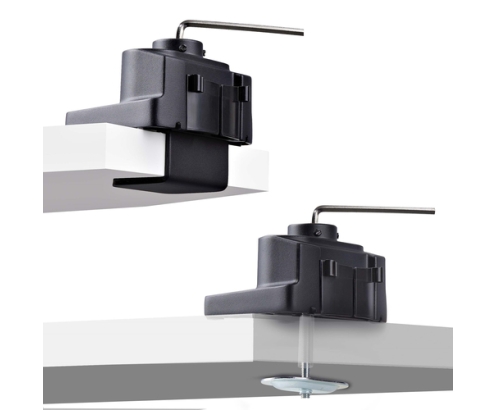 StarTech.com Soporte de Escritorio para 3 Monitores VESA 75x75/100x100 de 27 Pulgadas - Grommet o Abrazadera en C - Ajuste sin Herramientas - Brazo As