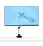 StarTech.com Soporte de Escritorio para Monitor VESA 75x75/100x100 de 27 Pulgadas 16:9 / 30 Pulgadas 21:9 Ultrawide - Grommet o Abrazadera en C - Ajus