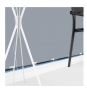StarTech.com soporte para brida Nylon 100 pieza(s) Blanco