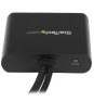 StarTech.com Splitter Multiplicador Mini Displayport a 2 puertos DisplayPort - Hub MST - Negro 