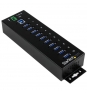 StarTech.com ST1030USBM hub de interfaz USB 3.2 Gen 1 (3.1 Gen 1) Type-B 5000 Mbit/s Negro