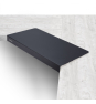 StarTech.com Superficie Manga de Acero para la Esquina de una Mesa o Escritorio de Esquina - 12,7-38,1mm de Grosor - Bandeja Extensora de Esquina de E