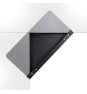 StarTech.com Superficie Manga de Acero para la Esquina de una Mesa o Escritorio de Esquina - 12,7-38,1mm de Grosor - Bandeja Extensora de Esquina de E
