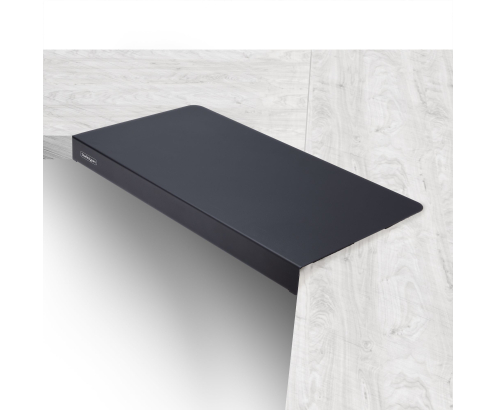 StarTech.com Superficie Manga de Acero para la Esquina de una Mesa o Escritorio de Esquina - 12,7-38,1mm de Grosor - Bandeja Extensora de Esquina de E