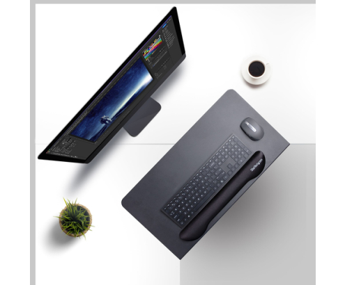 StarTech.com Superficie Manga de Acero para la Esquina de una Mesa o Escritorio de Esquina - 12,7-38,1mm de Grosor - Bandeja Extensora de Esquina de E