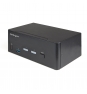 StarTech.com Switch Conmutador KVM de 2 Puertos HDMI 2.0 4K para 2 Monitores - VÍ­deo de 4K y 60Hz Ultra HD - HDR - Hub Ladrón USB 3.0 de 2 Puertos y