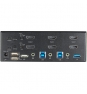 StarTech.com Switch Conmutador KVM de 2 Puertos HDMI 2.0 4K para 2 Monitores - VÍ­deo de 4K y 60Hz Ultra HD - HDR - Hub Ladrón USB 3.0 de 2 Puertos y