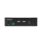 StarTech.com Switch Conmutador KVM DisplayPort de 2 Puertos - 8K60/4K144 - para Un Monitor - DP 1.4 - 2x USB 3.0 - 4x USB 2.0 HID - Conmutado por Boto