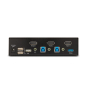 StarTech.com Switch Conmutador KVM DisplayPort de 2 Puertos - 8K60/4K144 - para Un Monitor - DP 1.4 - 2x USB 3.0 - 4x USB 2.0 HID - Conmutado por Boto