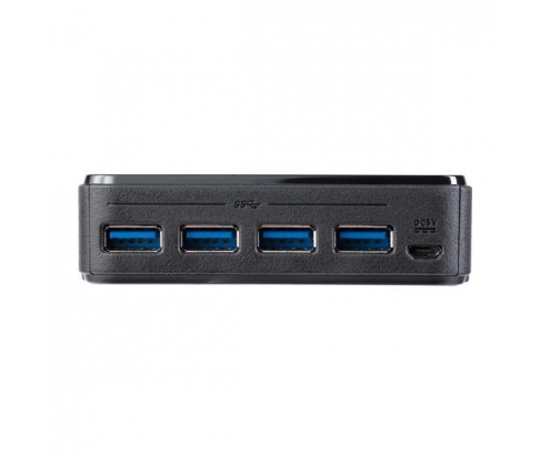 StarTech.com Switch Conmutador USB 3.0 4x4 para Compartir Dispositivos Periféricos Negro