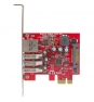 StarTech.com Tarjeta Adaptador de Red Ethernet Gigabit Combo con Hub Concentrador USB 3.0 de 3 Puertos
