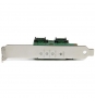 StarTech.com Tarjeta Adaptadora PCI Express 3.0 de 3 Puertos M.2 para SSD - 1x NVMe - 2x SATA III