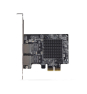 StarTech.com Tarjeta de Red Ethernet PCI Express de 2 Puertos Gigabit 5G - Tarjeta Adaptador Ethernet PCI-E Chipset RTL8126 - Tarjeta LAN 5G/2.5G/1G/1