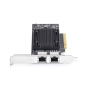 StarTech.com Tarjeta de Red Ethernet PCIe de 2 Puertos RJ45 de 10Gb - Adaptador de Red Ethernet de RJ45 Doble 10GBase-T - Tarjeta NIV - Chipset Broadc