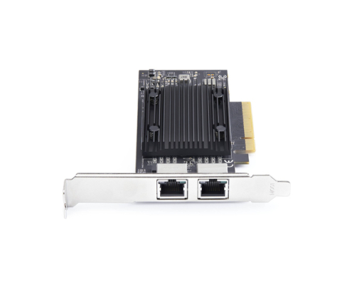StarTech.com Tarjeta de Red Ethernet PCIe de 2 Puertos RJ45 de 10Gb - Adaptador de Red Ethernet de RJ45 Doble 10GBase-T - Tarjeta NIV - Chipset Broadc
