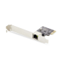 StarTech.com Tarjeta de Red PCI Express de 1 Puerto Gigabit - Adaptador Ethernet PCIe RJ45 - 10/100/1000Mbps - Tarjeta LAN - Realtek RTL8111H - Window