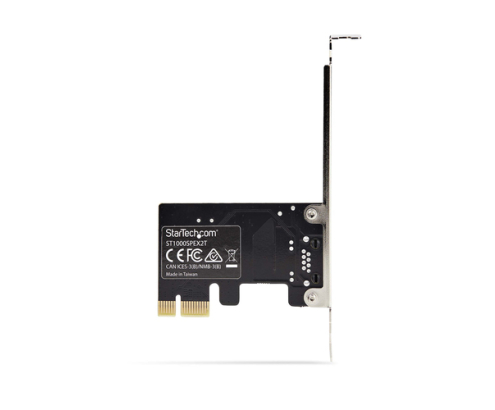 StarTech.com Tarjeta de Red PCI Express de 1 Puerto Gigabit - Adaptador Ethernet PCIe RJ45 - 10/100/1000Mbps - Tarjeta LAN - Realtek RTL8111H - Window