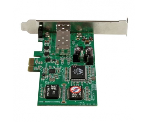 StarTech.com Tarjeta PCI Express Adaptadora de Red Gigabit con 1 Puerto SFP Abierto - NIC Ethernet PCI-E de Fibra