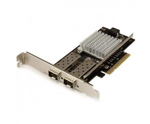 StarTech.com Tarjeta PCI Express de Red de Fibra de 10GB con 2 Puertos de SFP+ Abiertos