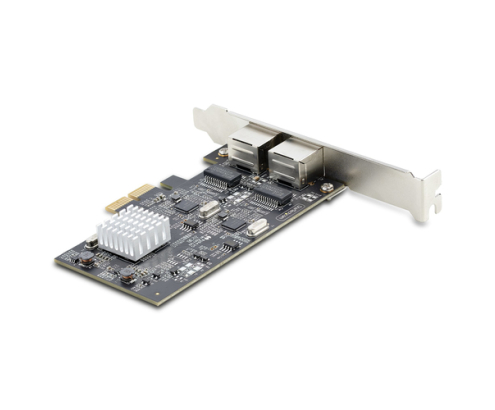 StarTech.com Tarjeta PCI Express de Red Ethernet 2 Puertos NBASE-T 2,5G - NIC I225-V - Tarjeta de Red de 2 Puertos para Ordenador de Sobremesa - Tarje