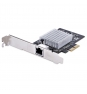 StarTech.com Tarjeta PCIe Adaptadora de Red de 1 Puerto RJ45 10Gb para PC o Servidor, Tarjeta PCI Express Ethernet de 6 Velocidades Compatible con Tra