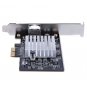 StarTech.com Tarjeta PCIe Adaptadora de Red de 1 Puerto RJ45 10Gb para PC o Servidor, Tarjeta PCI Express Ethernet de 6 Velocidades Compatible con Tra