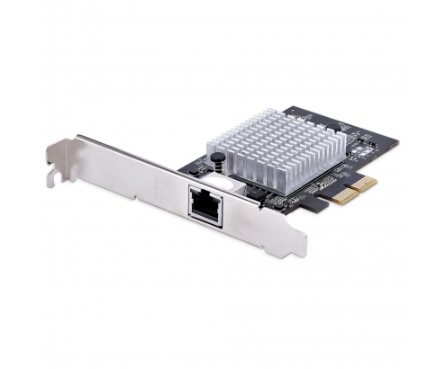 StarTech.com Tarjeta PCIe Adaptadora de Red de 1 Puerto RJ45 10Gb para PC o Servidor, Tarjeta PCI Express Ethernet de 6 Velocidades Compatible con Tra