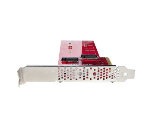StarTech.com Tarjeta PCIe Adaptadora para 2 SSDs M.2, PCI Express x8 o x16 a NVMe Doble o SSDs M.2 AHCI, PCI Express 4.0, 7,8Gbps por Unidad con Bifur