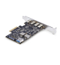 StarTech.com Tarjeta PCIe de 5 Puertos USB de 10Gbps 4x USB-C / 1x USB-A - Hub Concentrador Interno USB 3.2 de 10Gbps - Tarjeta PCI Express 4 Puertos 