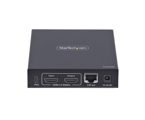 StarTech.com Transmisor KVM HDMI por Redes IP - Serie IH2006 - 4K 60Hz - para Teclado/Vídeo/Ratón - Sin Controladores - Incluye Kit de Montaje - Tra
