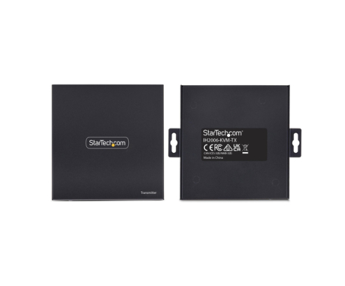 StarTech.com Transmisor KVM HDMI por Redes IP - Serie IH2006 - 4K 60Hz - para Teclado/Vídeo/Ratón - Sin Controladores - Incluye Kit de Montaje - Tra