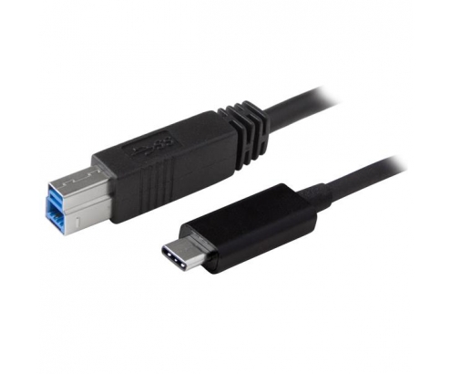 StarTech.com USB31CB1M cable 1m usb 3.1 Gen 2 usb tipo-c a usb tipo-b macho a macho - negro