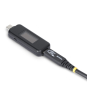 StarTech.com USBC-PWRTESTER comprobador de suministro de energía Negro