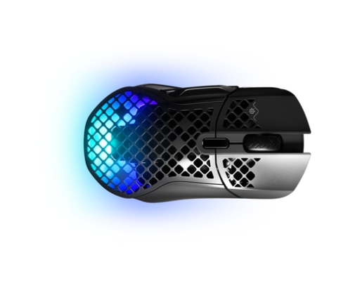 Steelseries Aerox 5 Wireless ratón Oficina mano derecha Bluetooth Óptico 18000 DPI