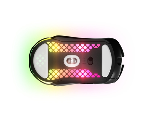 Steelseries Aerox 5 Wireless ratón Oficina mano derecha Bluetooth Óptico 18000 DPI