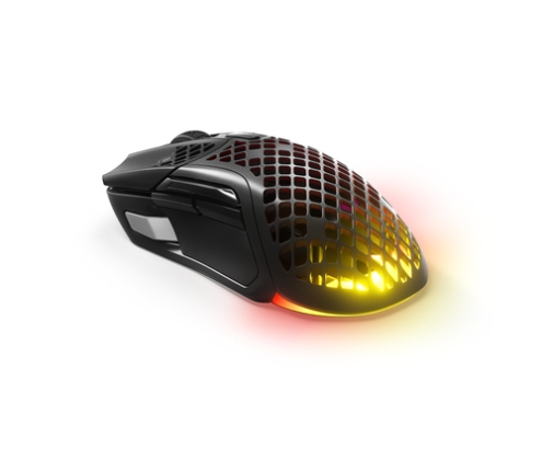 Steelseries Aerox 5 Wireless ratón Oficina mano derecha Bluetooth Óptico 18000 DPI
