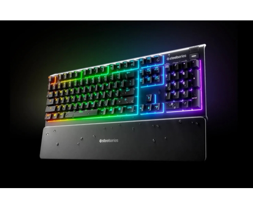 Steelseries APEX 3 teclado Juego USB QWERTY Portugués Negro