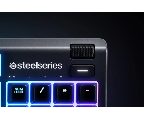 Steelseries APEX 3 teclado Juego USB QWERTY Portugués Negro