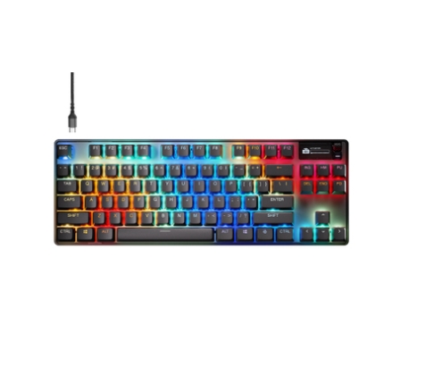 Steelseries APEX PRO TKL GEN 3 teclado Juego USB Inglés de EE. UU. Negro