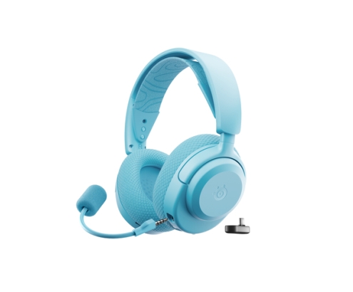 Steelseries Arctis Nova 3P Auriculares Inalámbrico Diadema Música/uso diario Bluetooth Color aguamarina