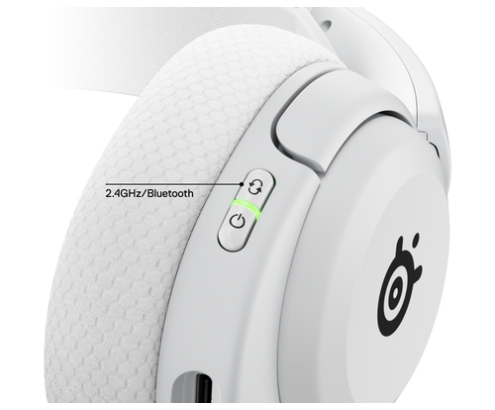 Steelseries Arctis Nova 5P Wireless Auriculares Inalámbrico Diadema Juego USB Tipo C Bluetooth Blanco