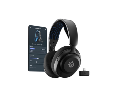 Steelseries Arctis Nova 5P Wireless Auriculares Inalámbrico Diadema Juego USB Tipo C Bluetooth Negro