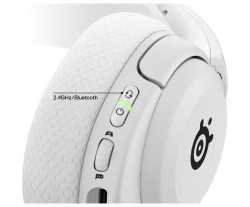 Steelseries Arctis Nova 5X Wireless Auriculares Inalámbrico Diadema Juego USB Tipo C Bluetooth Blanco