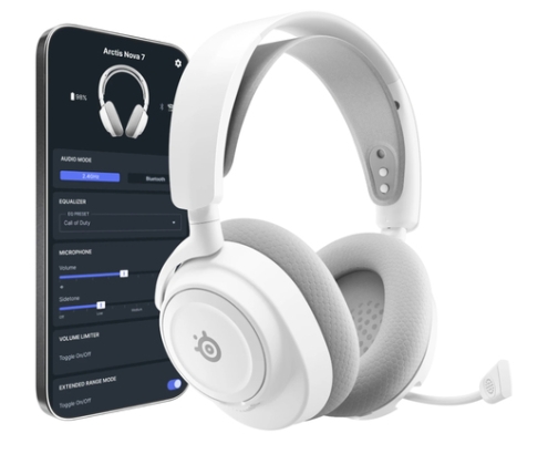 Steelseries Arctis Nova 7P Gen 2 Auriculares Inalámbrico Diadema Juego Bluetooth Blanco
