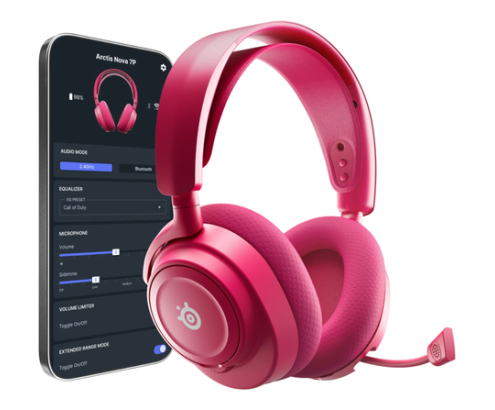 Steelseries Arctis Nova 7P Gen 2 Auriculares Inalámbrico Diadema Juego Bluetooth Magenta