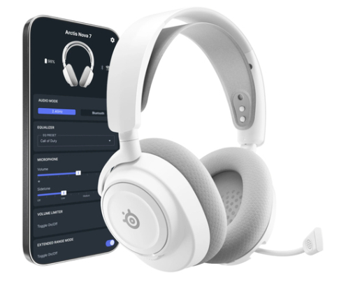 Steelseries Arctis Nova 7X Gen 2 Auriculares Inalámbrico Diadema Juego Bluetooth Blanco