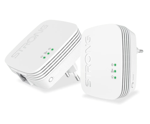 Strong Powerline 600 Duo Mini 600 Mbit/s Ethernet Blanco 2 pieza(s)